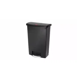 RUBBERMAID Slim Jim 90L Black Pedal Waste Bin, 1883615-picture-30