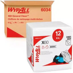 kimberly-clark Kimberly Clark WypAll White Cloths for General Cleaning Dry Use 305 x 318mm Repeat Use, 6034-picture-46