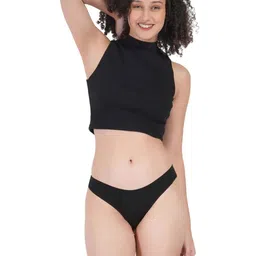 ORLIZEA Pack of 3 Women Low-Rise Cotton Blend Thongs image 3