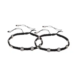 PYR FASHION German Silver-Plated Oxidised Anklets image 4