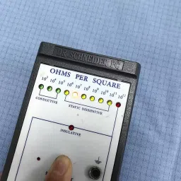 Nikko ESD 200x1.5 m Cotton and Polyester Antistatic TC Plain Fabric 235 to 240 GSM Blue, NWF001 image 3