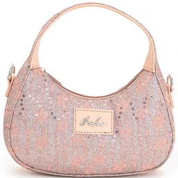 Boho girl Moonlit Lace Handbag - 1 Unit - Pink Vegan Leather-picture-23