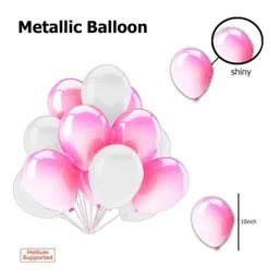 Bubble Trouble Happy Birthday Decoration Mermade Theme Combo Kit Items With Metallic Balloons Foil Curtain Shimmer For Little Kids Theme Birthday Party Decorations Pink Pack of 39 image 4