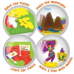 Imagimake Mapology Discover Maharashtra JIgsaw Puzzle Multicolour - 50 Pieces image 5