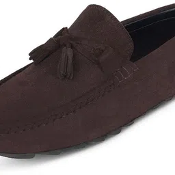 louis stitch Mens Brown Stylish Suede Leather Casual Loafers (ITSUTABB) UK 11 Loafers For Men-picture-23