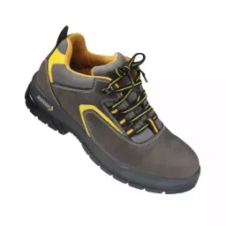 Mallcom Steel Toe Safety Shoes Low Ankle PU Sole Brown Leather Size UK 8, Guina S1NB-picture-13