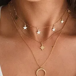Vembley Women Alloy Gold-Plated Necklace image 2