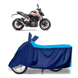Auto Pearl Two Wheeler Cover for KTM Duke 390 ABS - Cyan, Blue-picture-38