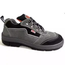 Double Duty Steel Toe Safety Shoes Low Ankle PU Grey Size UK 7, DD-7085-picture-23