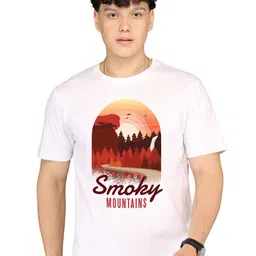 BRAWNY BATTLER Men Graphic Printed Round Neck Cotton T-shirt image 4