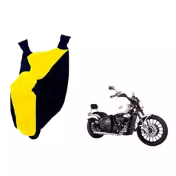Auto Pearl Waterproof Two Wheeler Cover For FAB Regal Raptor Daytona 350 (Yellow & Blue)-picture-28