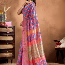 AAVEE Silk Blend Mysore Silk Saree image 5