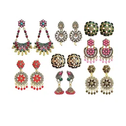 muccasacra Multicoloured Alloy Earrings-picture-13