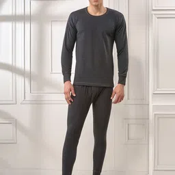 INFERNO Men Striped Cotton Thermal Set-image-88