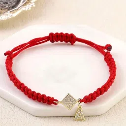 SALTY Women Artificial Stones Studded Stainless Steel Charm Bracelet-image-62