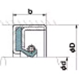 NOK φ70x95 mm Rare Freon Seal, SA1J709513 image 2