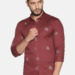 SHOWOFFFF Men Classic Slim Fit Floral Printed Casual Shirt-picture-20