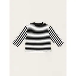 LULU & SKY Girls Striped Monochrome T-shirt-picture-18