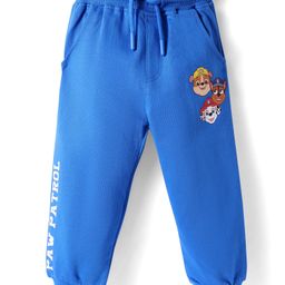 Babyhug Cotton Knit Full Length Lounge Pant with Paw Patrol Print - Blue-picture-32