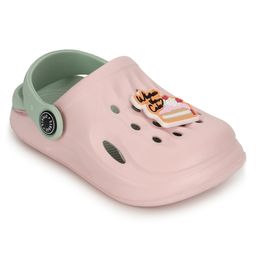 TRUFFLE COLLECTION Perforated Clogs With Pastry Charm - Green & Pink-picture-12