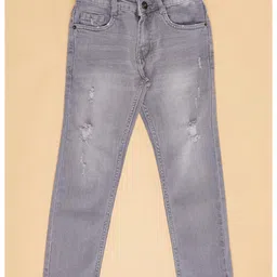 Pantaloons Junior Mid Distress  Jeans - Light Grey image 3