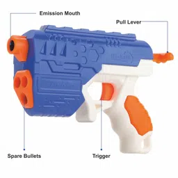 Aditi Toys Plastic Toy Gun for Kids, Soft Bullet Gun with 10 Soft Foam Bullets, Best Toy Gun For Fun Target Shooting & Kids Battle Fight, Range - 60 Feet, Suitable For Kids Above 3 Years, BIS Approved image 4