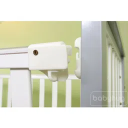 Babyhug Chester 3 in 1 Rocking Cot Cum Junior Bed With Mattress - White image 5