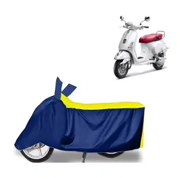 Auto Pearl Two Wheeler Cover for Vespa Elegante 150 BS6 - Yellow, Blue-picture-44