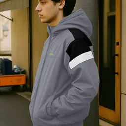 FTX Colourblocked Windcheater Open Front Jacket image 3