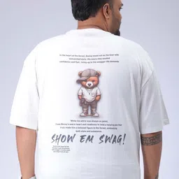 hardsoda by the indian garage co HARDSODA Men Plus Size Graphic Printed Round Neck Cotton Relaxed Fit T-shirt-picture-19