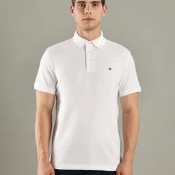 Tommy Hilfiger U S Shorts Sleeves Slim Fit Pure Cotton T-Shirt-picture-49
