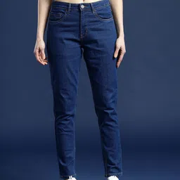 Mast & Harbour Women Mom Fit Stretchable Jeans-picture-20