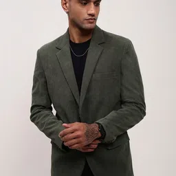 SHOWOFFFF Notched Lapel Single-Breasted Slim Fit Blazers image 4