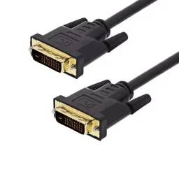 Mak World Gold Plated DVI-D (24+1) Male to DVI Male Digital Video Cable, 15 m-picture-11