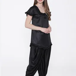 PHALIN Women Satin Night suits image 2