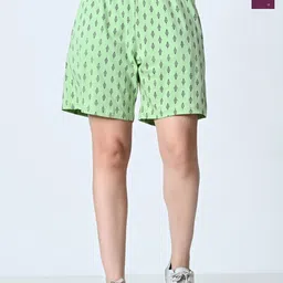 BAESD Women Printed High-Rise Shorts-picture-19