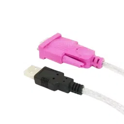 Mak World 9-Pin USB 2.0 to Serial RS-232 Female DB-9 Cable Converter Adaptor Pink-picture-17