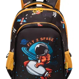 FLAZE Fly 2 Space Theme School Bag for Boys and Girls, Zippered /padded and Adjustable Shoulder Strap, Lightweight Children's Travel Bag- Pack of 1- Multicolor-14 Inch-image-20