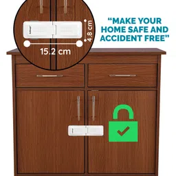 KidDough Baby Proofing Child Safety Lock Pack of 4 - White image 4