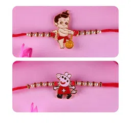 VIVASTRI Pack of 2 Beaded Rakhi-picture-34