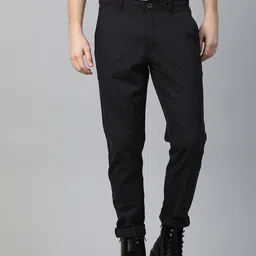 Roadster Men Black Trousers-image-49