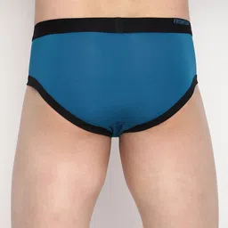 COLORS by Rupa Frontline Men Pack of 2 Solid Cotton Blend Basic Briefs image 3