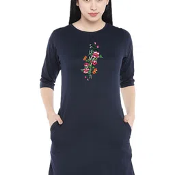 Moda Rapido Print T-shirt Dress-picture-27