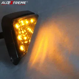 AllExtreme EXUIB2O Universal Turn Signal Indicator Light Bike Front Rear Side Blinker Bulb for Motorcycles & Bikes (Amber, 2 PCS) image 3