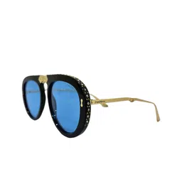 ZAADRAN Unisex Oval Sunglasses with Polarised and UV Protected Lens Toronto Golden Morpho-picture-26