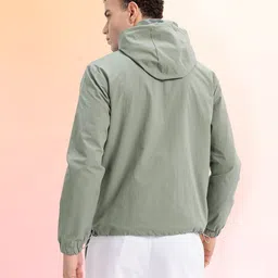 HRX by Hrithik Roshan Rapid-Dry Hooded Running Tailored Jacket image 4