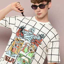 Kook N Keech Toons Scooby-Doo Printed Drop-Shoulder Sleeves Oversized Pure Cotton T-shirt-picture-17