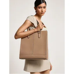 MIRAGGIO Drew Tote Bag for Women - Beige-picture-18