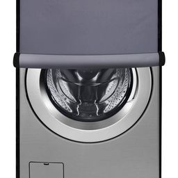 Dakshya Industries Ocean Front Load Fully Automatic Washing Machine Cover Water Resistant, Dust Resistant With Zip Enclosure Suitable For 6kg, 6.5kg, 7kg - Grey-picture-41