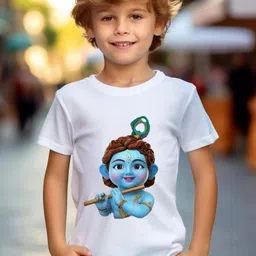 Samridhi Garments Unisex Kids BLENDED Tshirts-picture-27